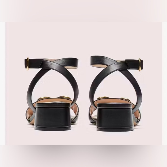 New beautiful Kate Spade New York LAGOON HEART CHAIN women’s SANDAL 9 M black - Picture 11 of 13